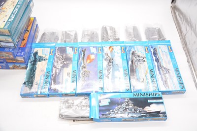 Lot 135 - Thirteen Revell scale model ships and helicopters, boxed