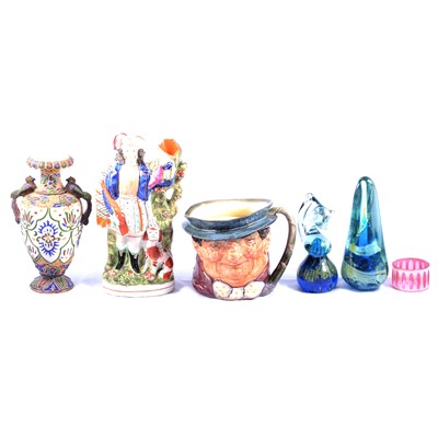 Lot 54A - Miscellaneous decorative glass and ceramics, including Mdina