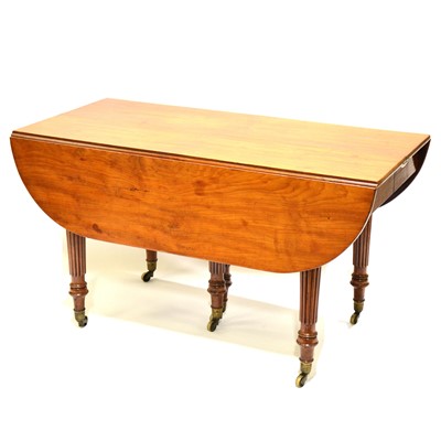 Lot 539 - George III mahogany dining table