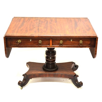 Lot 444 - George IV mahogany sofa table