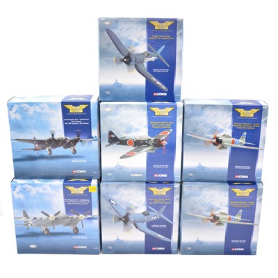 Lot 161 - Seven Corgi 'Aviation Archive' die-cast models, boxed