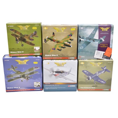 Lot 166 - Six Corgi 'Aviation Archive' models, boxed