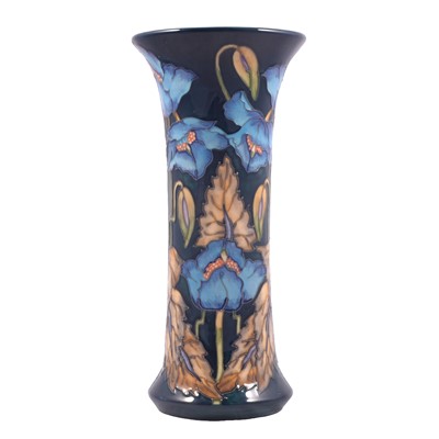 Lot 140 - Philip Gibson for Moorcroft Pottery, 'Blue Rhapsody' pattern vase