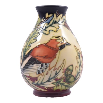 Lot 132 - Philip Gibson for Moorcroft Pottery, 'Ingleswood' pattern vase