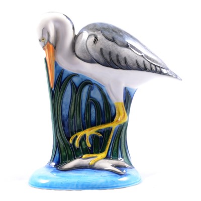 Lot 8 - Emma Bossons for Moorcroft Pottery, 'Heron' a pottery model trial