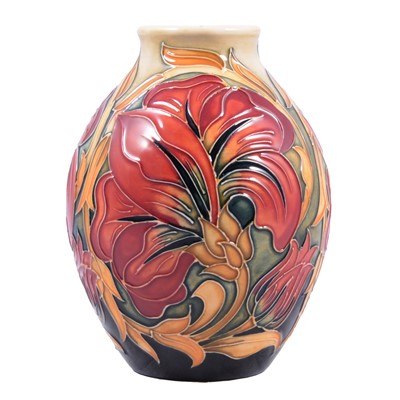 Lot 10 - William Moorcroft for Moorcroft Pottery, 'Spanish -Centenary' pattern vase, 2013