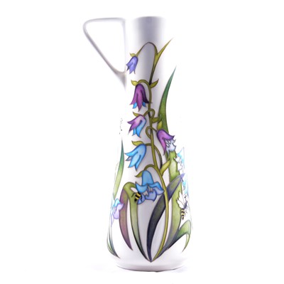 Lot 3 - Emma Bossons for Moorcroft Pottery, 'Beesbells' a limited edition ewer