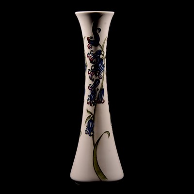 Lot 18 - Kerry Goodwin for Moorcroft Pottery, 'Bluebell Harmony' pattern vase