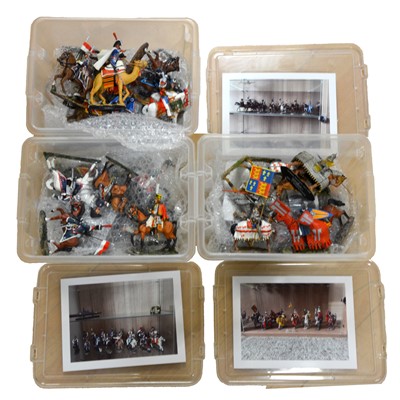 Lot 178 - Approximately fifty Del Prado 1/32 scale cavalry figures