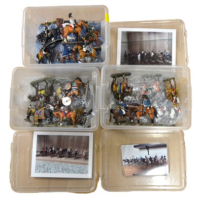 Lot 176 - Approximately fifty Del Prado 1/32 scale cavalry figures