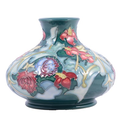 Lot 12 - Rachel Bishop for Moorcroft Pottery, 'Leicester' pattern vase