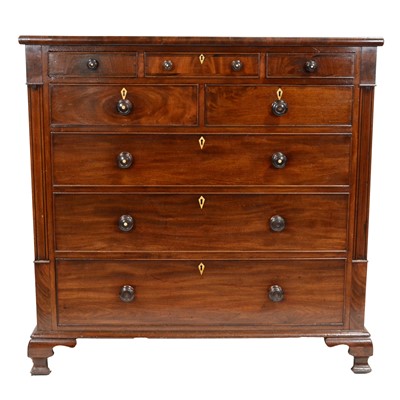 Lot 403 - Mahogany Jersey chest of drawers