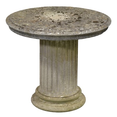 Lot 533 - Stone garden table