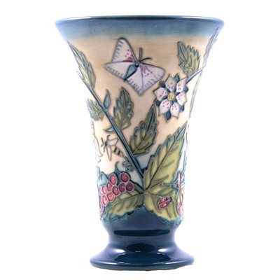 Lot 25 - Nicola Slaney for Moorcroft Pottery, 'Fruit Garden' pattern vase