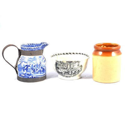 Lot 84 - Victorian and later pottery