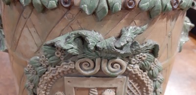 Lot 53 - Castle Headingham cheese dish and dome