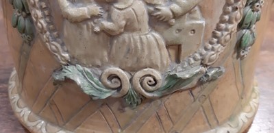 Lot 53 - Castle Headingham cheese dish and dome