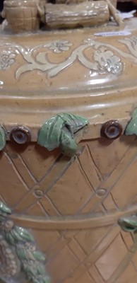 Lot 53 - Castle Headingham cheese dish and dome