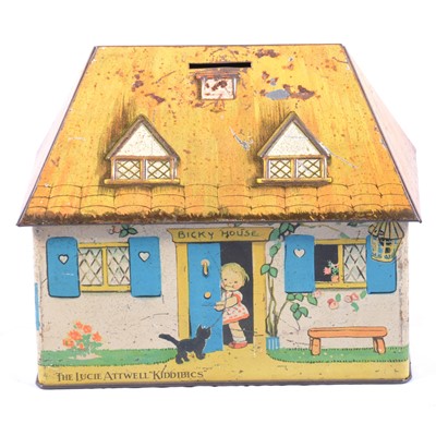 Lot 84 - Crawford's novelty tin, Bicky House, after Mable Lucie Atwell