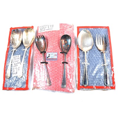 Lot 201 - Large quantity of silver plated cutlery