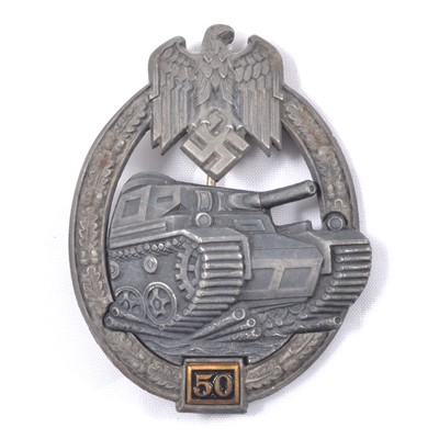 Lot 154E - German Panzer Assault badge "50"