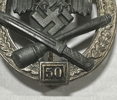 Lot 154 - German General Assault badge, "50"