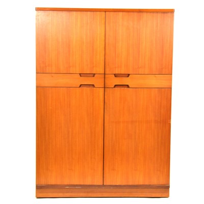 Lot 407 - Uniflex teak bedroom suite