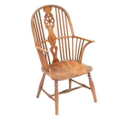 Lot 402 - Elm and ash Windsor chair