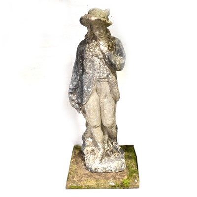 Lot 470 - Stone garden statue of a gardener