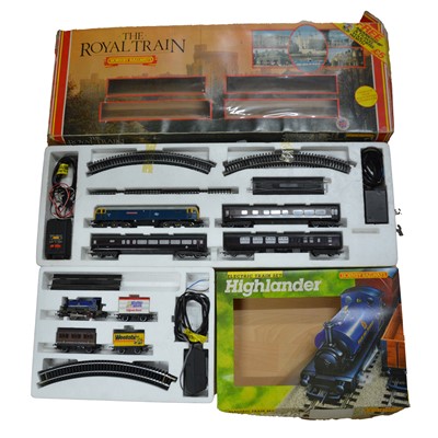 Lot 438 - Two Hornby OO gauge locomotive sets, R557, R701, boxed