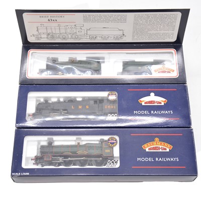 Lot 459 - Three Bachmann OO gauge steam locomotives, boxed