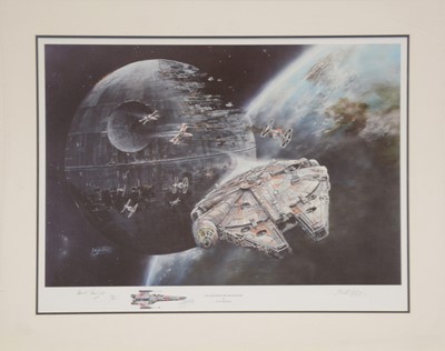 Lot 117 - G W Hutchins, Star Wars, Escape form the Death Star