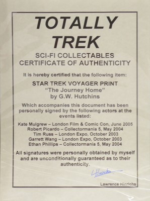 Lot 116 - G W Hutchins, The Journey Home - USS Voyager NCC-74656