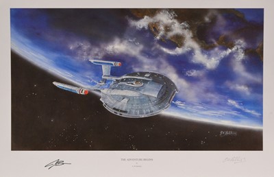 Lot 386 - G W Hutchins, The Journey Home - USS Voyager NCC-74656