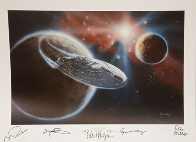 Lot 126 - G W Hutchins, The Journey Home - USS Voyager NCC-74656