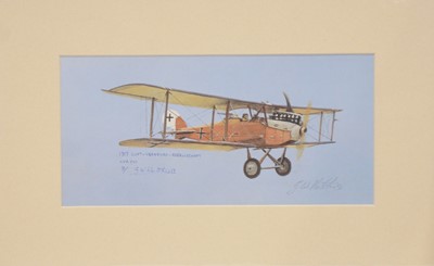 Lot 348 - G W Hutchins, Large quantity of aeroplane prints