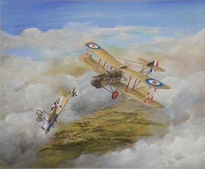 Lot 335A - G W Hutchins, DH-2 and a Fokker Eindecker