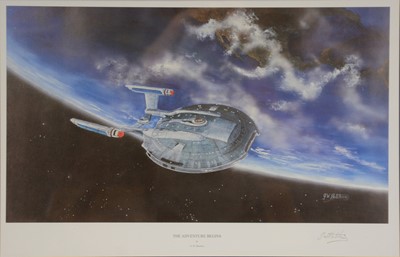 Lot 376 - G W Hutchins, Star Trek, The Adventure Begins