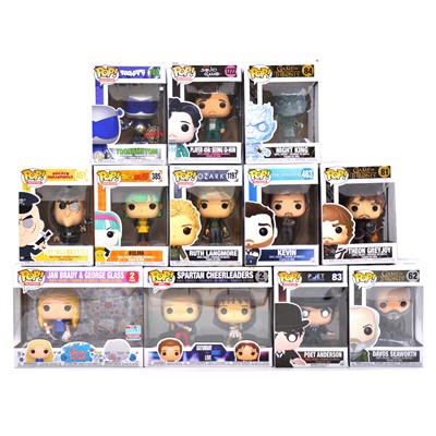 Lot 307 - Twelve Funko Pop! animation and television figures, boxed