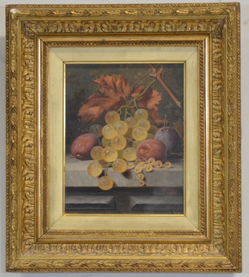 Lot 302 - Henry George Todd, Still life of fruit