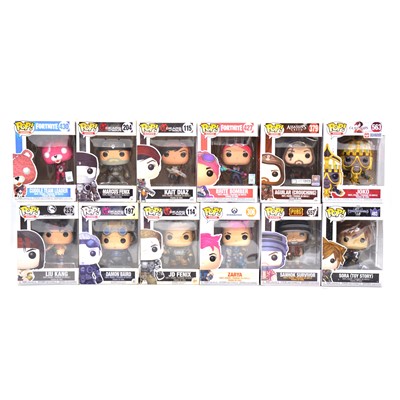 Lot 308 - Twelve Funko Pop! games figures, boxed