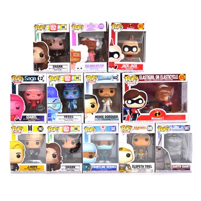 Lot 306 - Twelve Funko Pop! figures, boxed