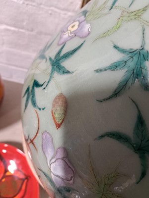 Lot 32 - Chinese celadon ground planter/ jardiniere