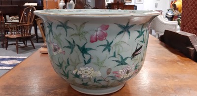 Lot 32 - Chinese celadon ground planter/ jardiniere