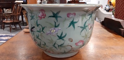 Lot 32 - Chinese celadon ground planter/ jardiniere
