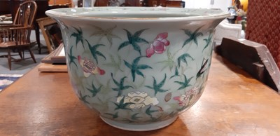 Lot 32 - Chinese celadon ground planter/ jardiniere