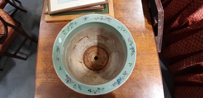 Lot 32 - Chinese celadon ground planter/ jardiniere