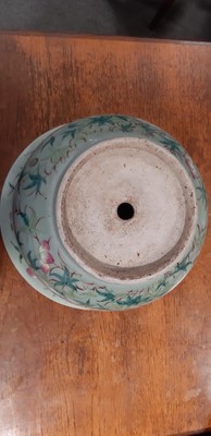 Lot 32 - Chinese celadon ground planter/ jardiniere