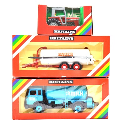 Lot 66 - Three Britains farm models, 9526, 9563, 9604, all boxed