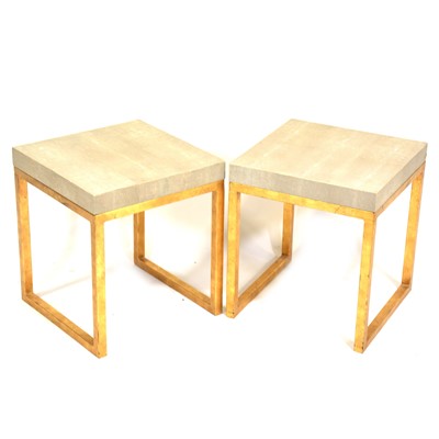 Lot 474 - Pair of contemporary occasional tables